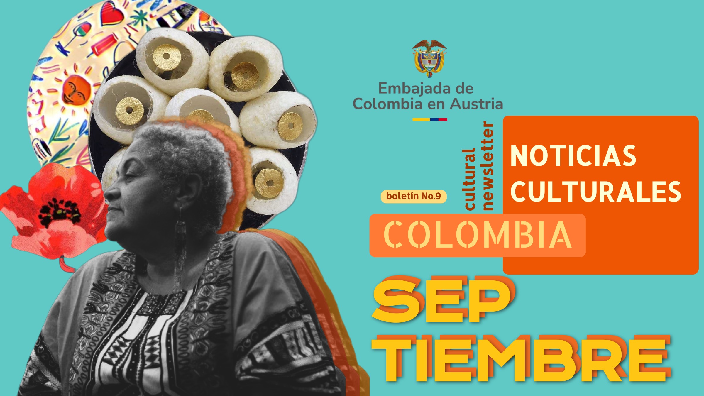 Conoce la Agenda Cultural para septiembre de 2024 publicada por la Embajada de Colombia en Austria