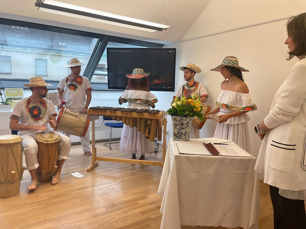 La marimba de chonta, Patrimonio Inmaterial de la Humanidad, de gira en Austria, República Checa y Suiza