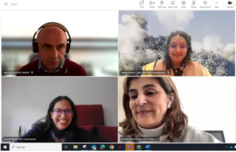 Embajadora Laura Gil participó en encuentro presencial y virtual con connacionales en Austria