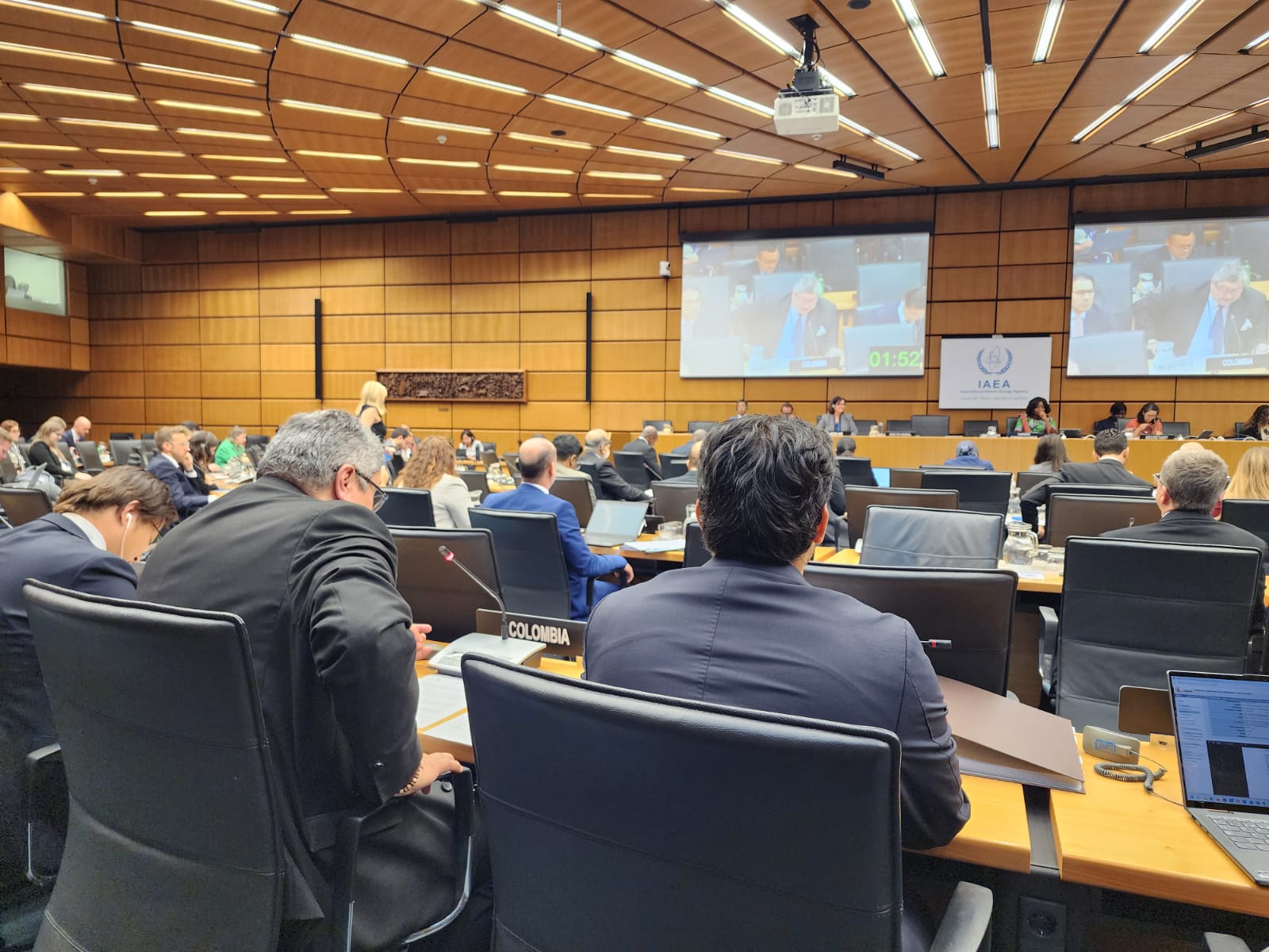 Colombia participó en la sesión de la Junta de Gobernadores del OIEA, reafirmando su compromiso con la seguridad nuclear y radiológica