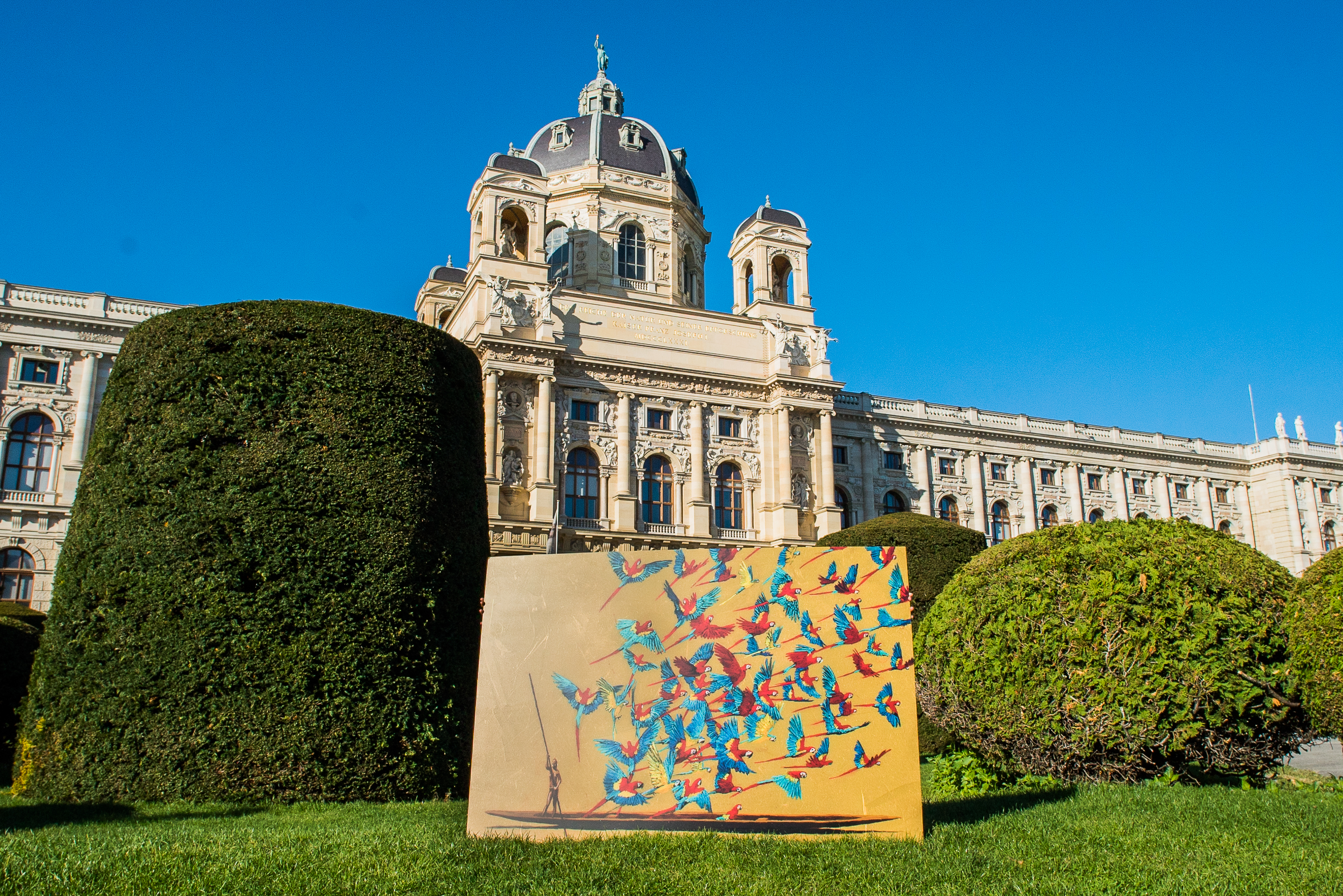 ManiFiesta de Pedro Ruiz en Viena:  Arte pro la Naturaleza