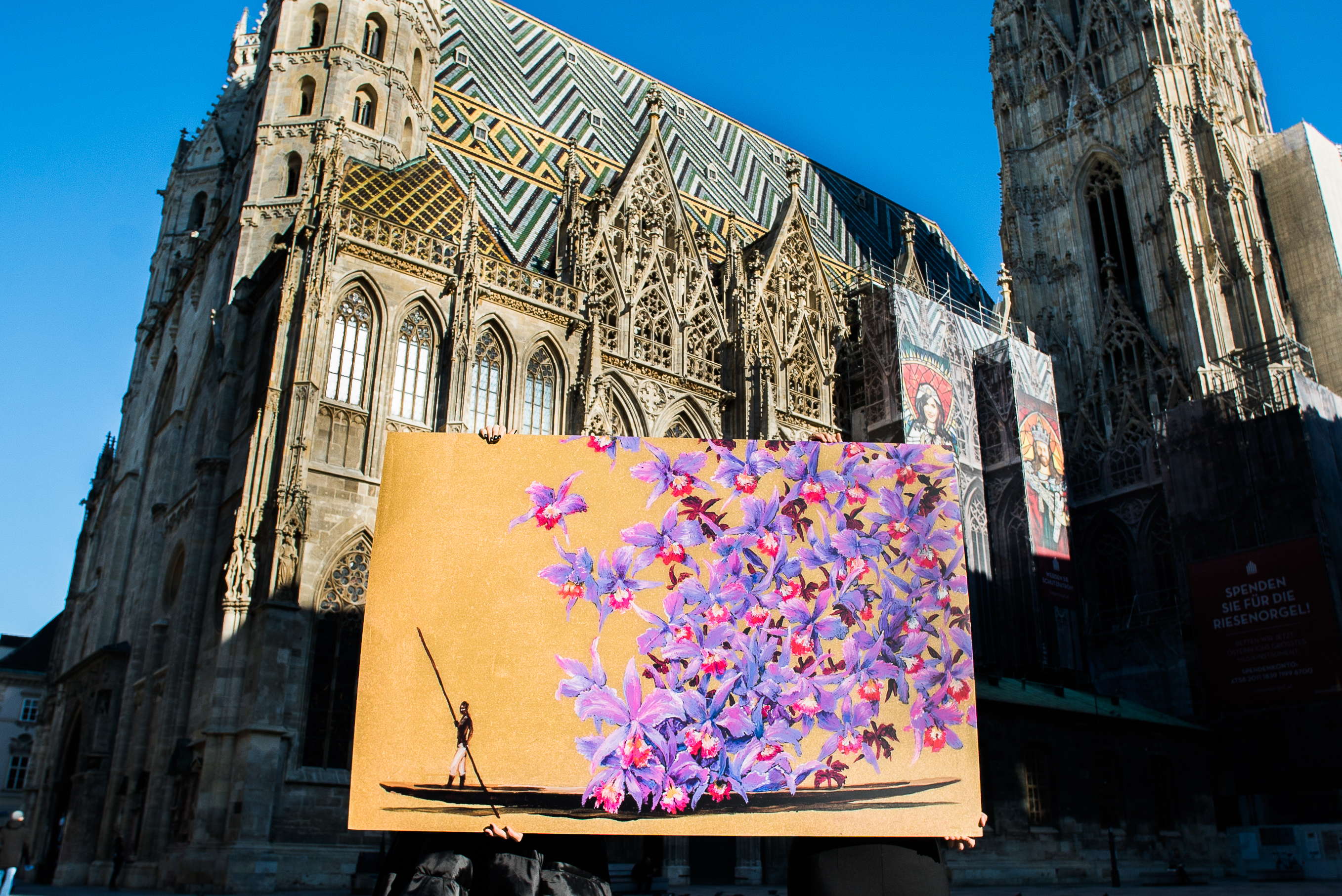 ManiFiesta de Pedro Ruiz en Viena:  Arte pro la Naturaleza