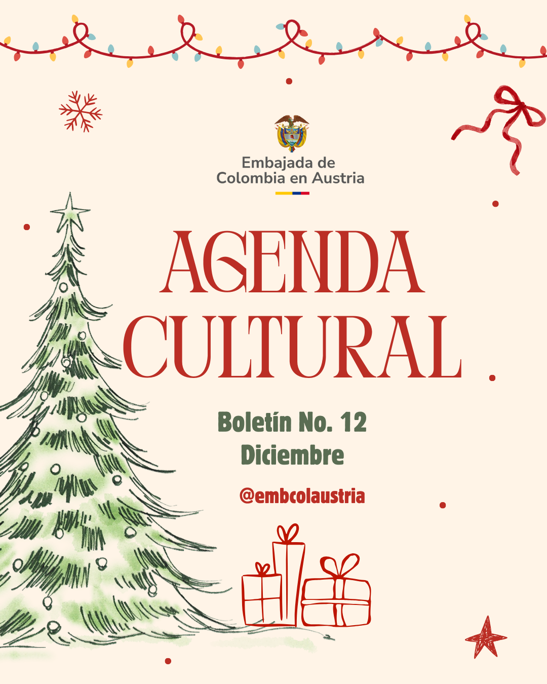 La Embajada de Colombia en Austria informa las actividades culturales realizadas de agosto a noviembre de 2025