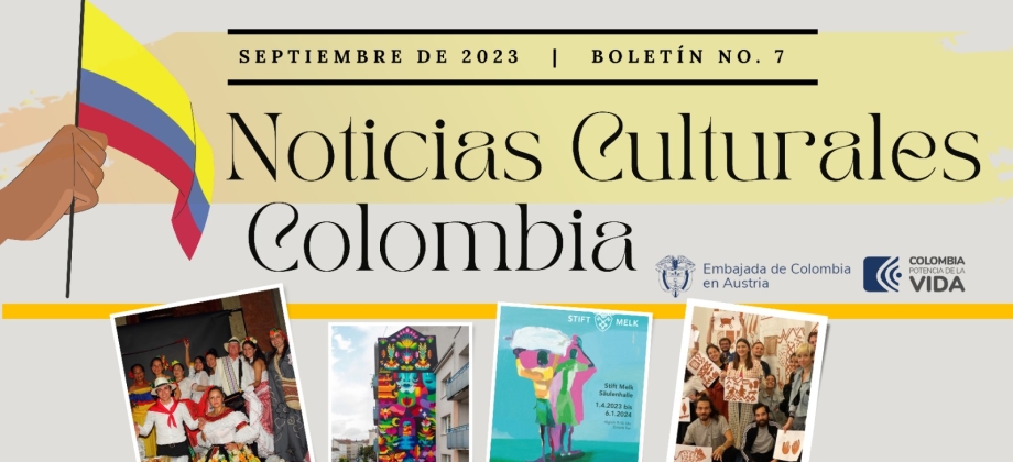 Embajada de Colombia en Austria publica las actividades culturales en septiembre de 2023