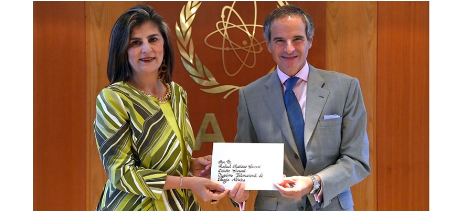 Embajadora Laura Gil presentó cartas credenciales ante el Director General del Organismo Internacional de Energía Atómica 