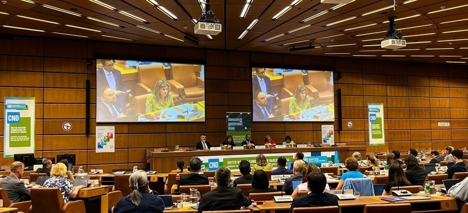 Colombia propone un nuevo enfoque global frente a la situación mundial de las drogas