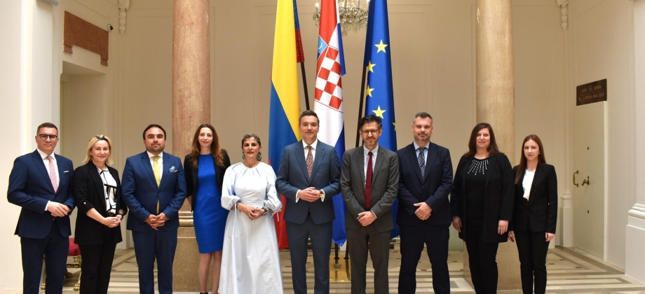 Colombia y Croacia celebran IV Ronda de Consultas Políticas en Zagreb