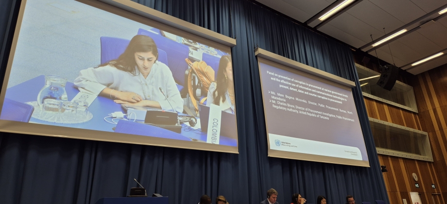 Colombia reafirma su compromiso con la prevención de la corrupción durante la 16.ª sesión del Grupo de Trabajo de la UNCAC