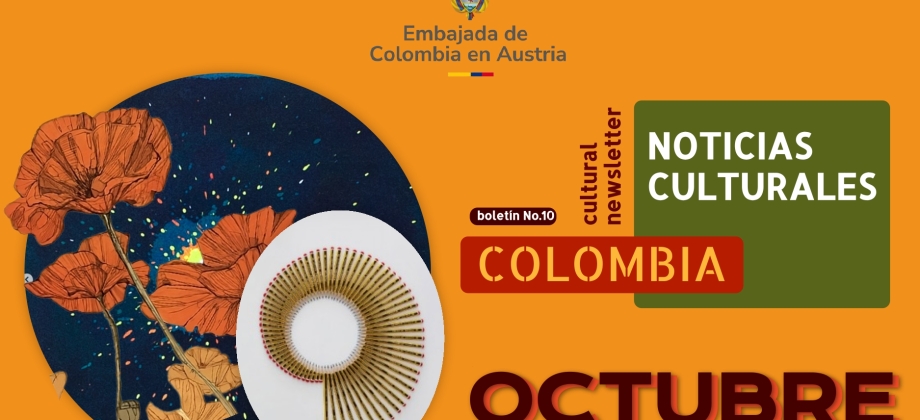 Agenda Cultural para octubre de 2024 publicada por la Embajada de Colombia en Austria