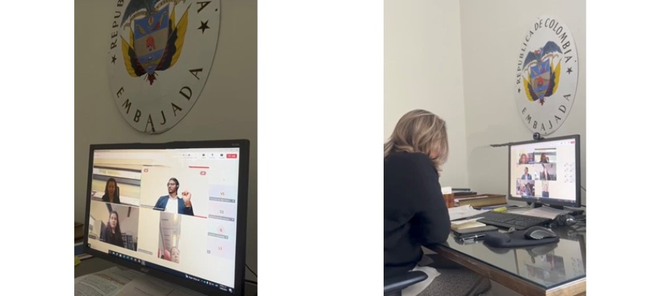 Embajadora y Cónsul de Colombia en Viena sostuvieron un encuentro virtual con la comunidad de enfermeros y enfermeras colombianas residentes en Austria 