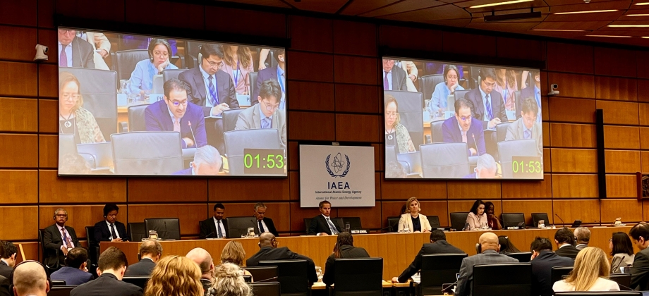 Colombia reafirma su compromiso con el uso pacífico de la energía nuclear y la cooperación técnica durante la Junta de Gobernadores del OIEA