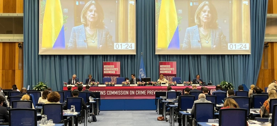 Vicepresidente y Canciller participa en el debate general del 31º periodo de sesiones de la Comisión de Prevención del Delito y Justicia Penal (CCPCJ)