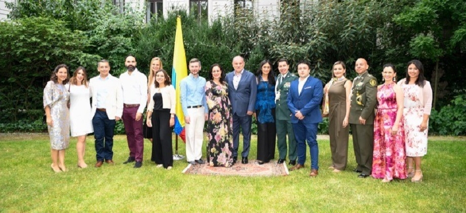 La Embajada en Austria celebró el Día Nacional de Colombia en la residencia