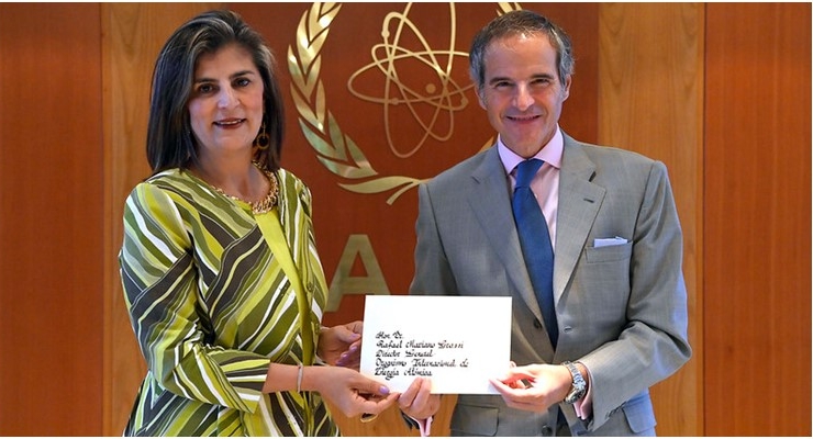 Embajadora Laura Gil presentó cartas credenciales ante el Director General del Organismo Internacional de Energía Atómica 
