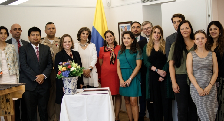 Saludo de la nueva embajadora de Colombia en Austria, Laura Gabriela Gil Savastano