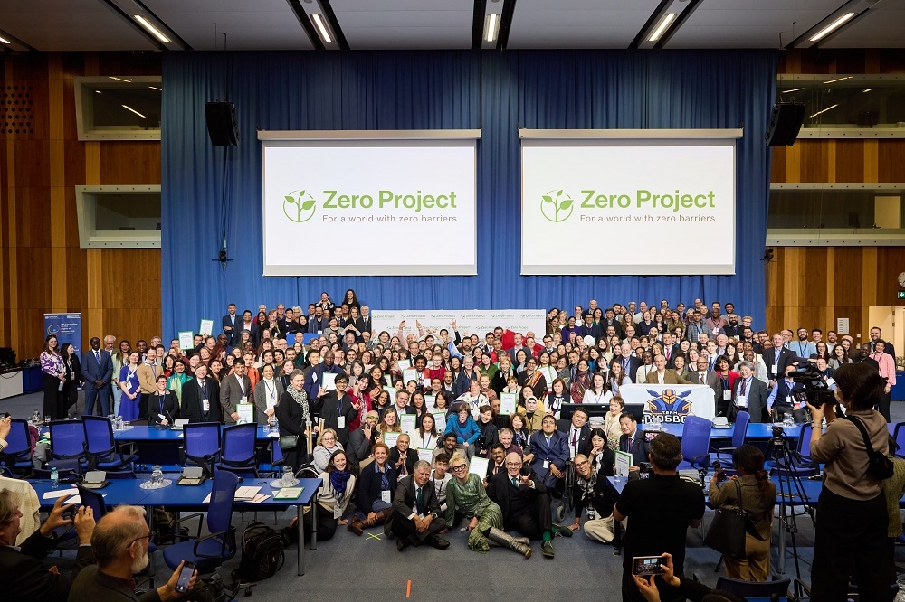 Dos proyectos colombianos son galardonados en los premios The Zero Project en la Oficina de Naciones Unidas en Viena